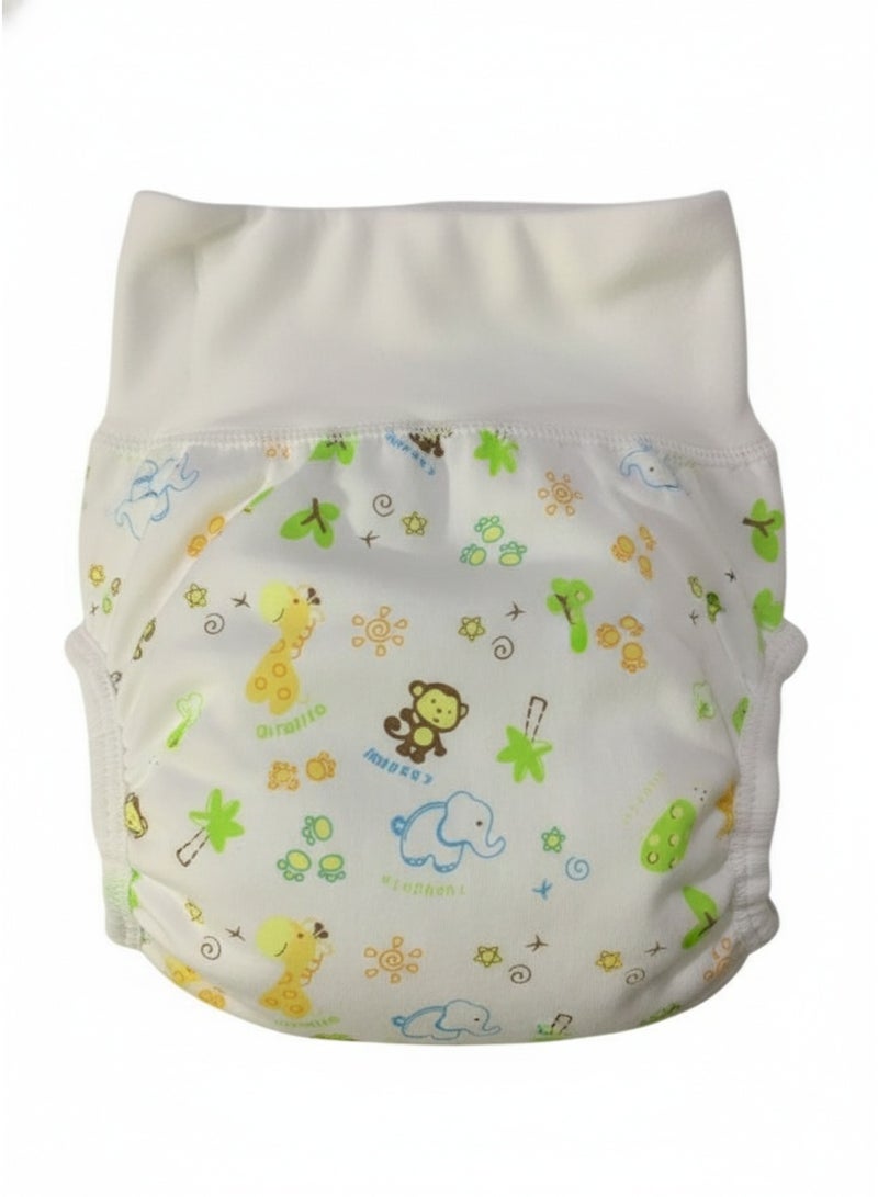 حفاضات قماشية قابلة لإعادة الاستخدام للأطفال - حفاضات تدريب قابلة للغسل ومقاومة للتسرب للأطفال الرضع والأطفال الصغار من عمر 0 ​​إلى 3 سنوات، مصنوعة من قماش ناعم ومريح للاستخدام اليومي - 66/44 (صغير) - Image 4